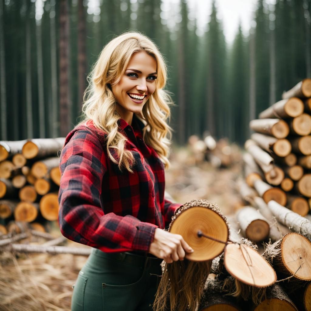 Pretty lumberjack