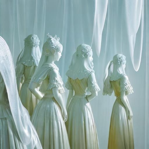 Surreal Catalan Courtesan in Psychedelic 3D Render