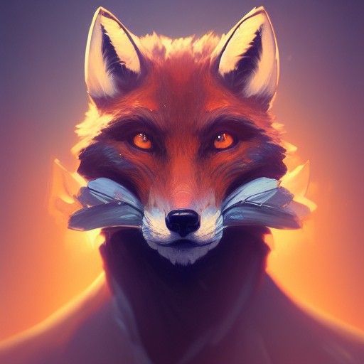 Detailed Fox-Man Portrait in Unreal Engine 5
