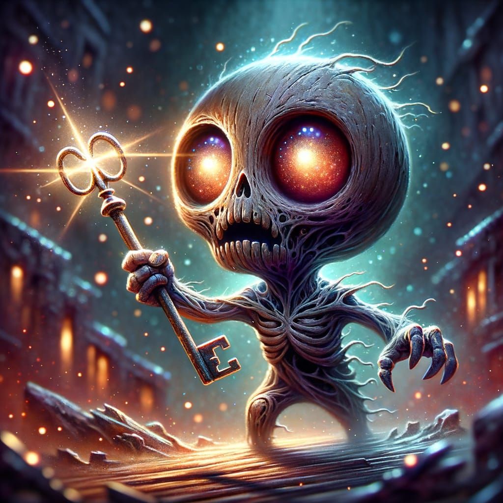 Coconut Chibi Escape in Pre-1912 Watercolor Style