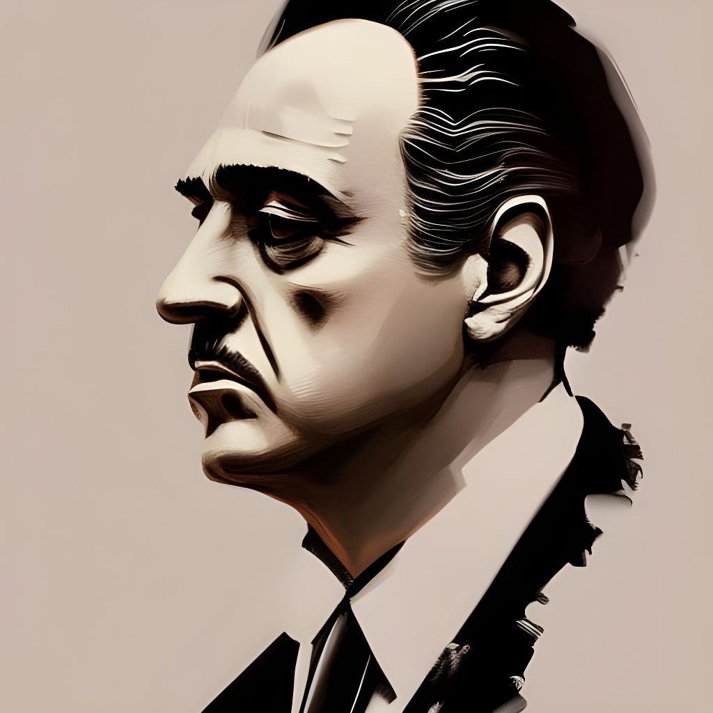 Don Corleone Speedpaint with Large Brush Strokes