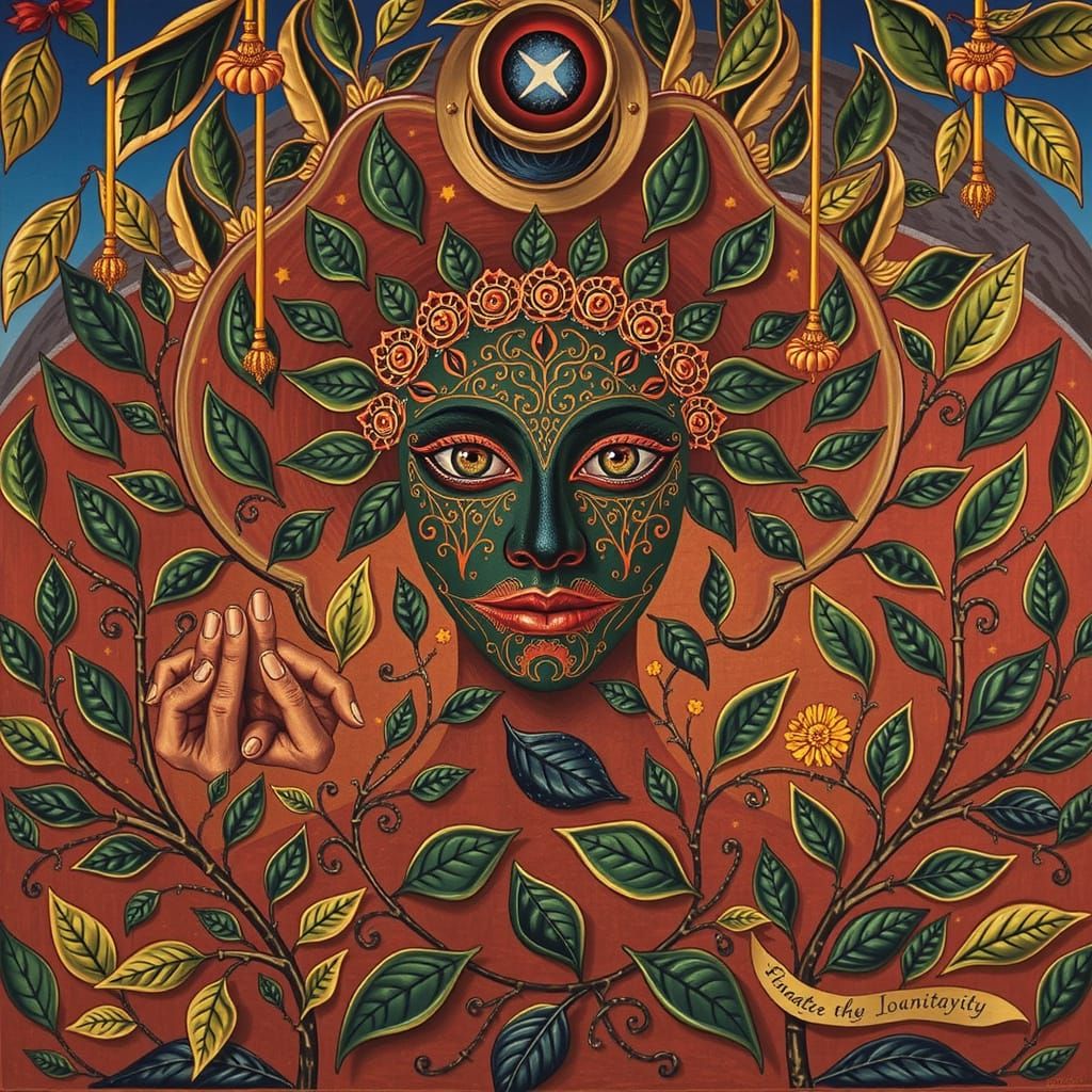 Chimaera of Nature and Symbolism in Photorealistic Style