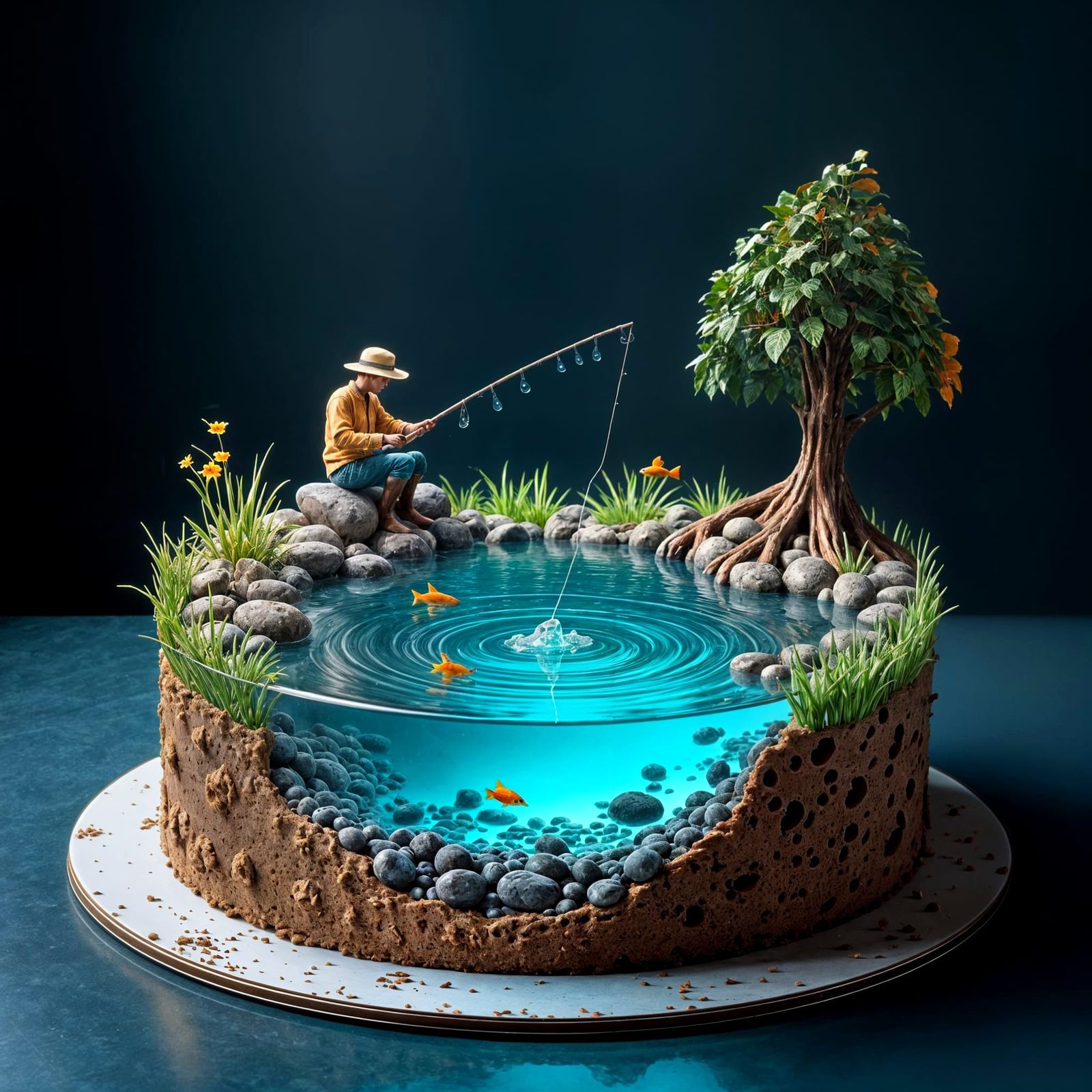 Surrealistic Jelly Cake for all Lounge from Cake Crusader 🎂