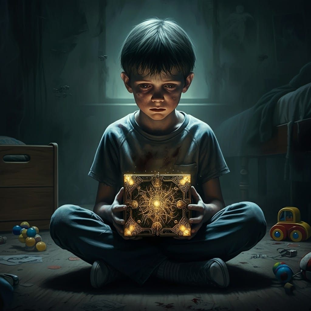 Boy with Lament Configuration Puzzle Box