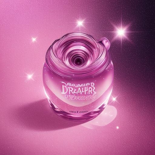 Pink and Glitter Product Photography in DreamShaper v8