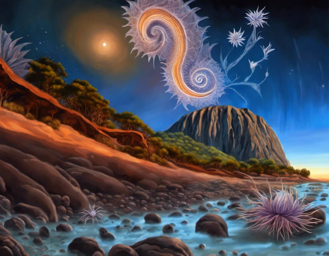 Harmonic Gondwana: Native Flora and Fauna in Quantum Zentang...