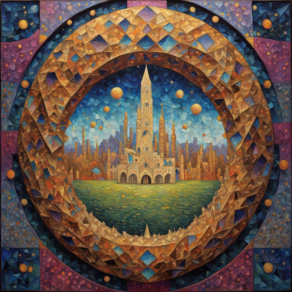 Beautiful Cel-Shaded Face in Neo-Impressionism Style