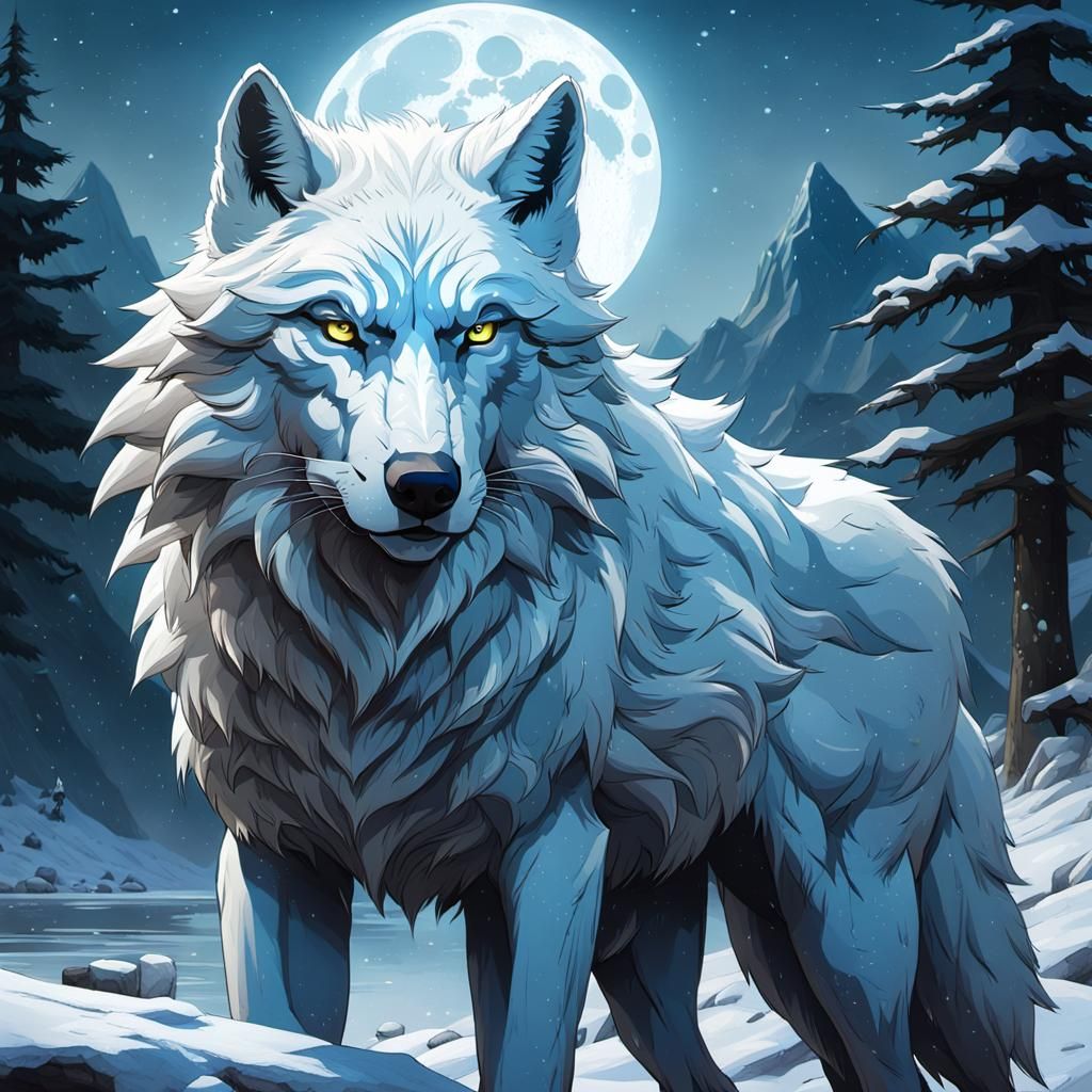 White wolf