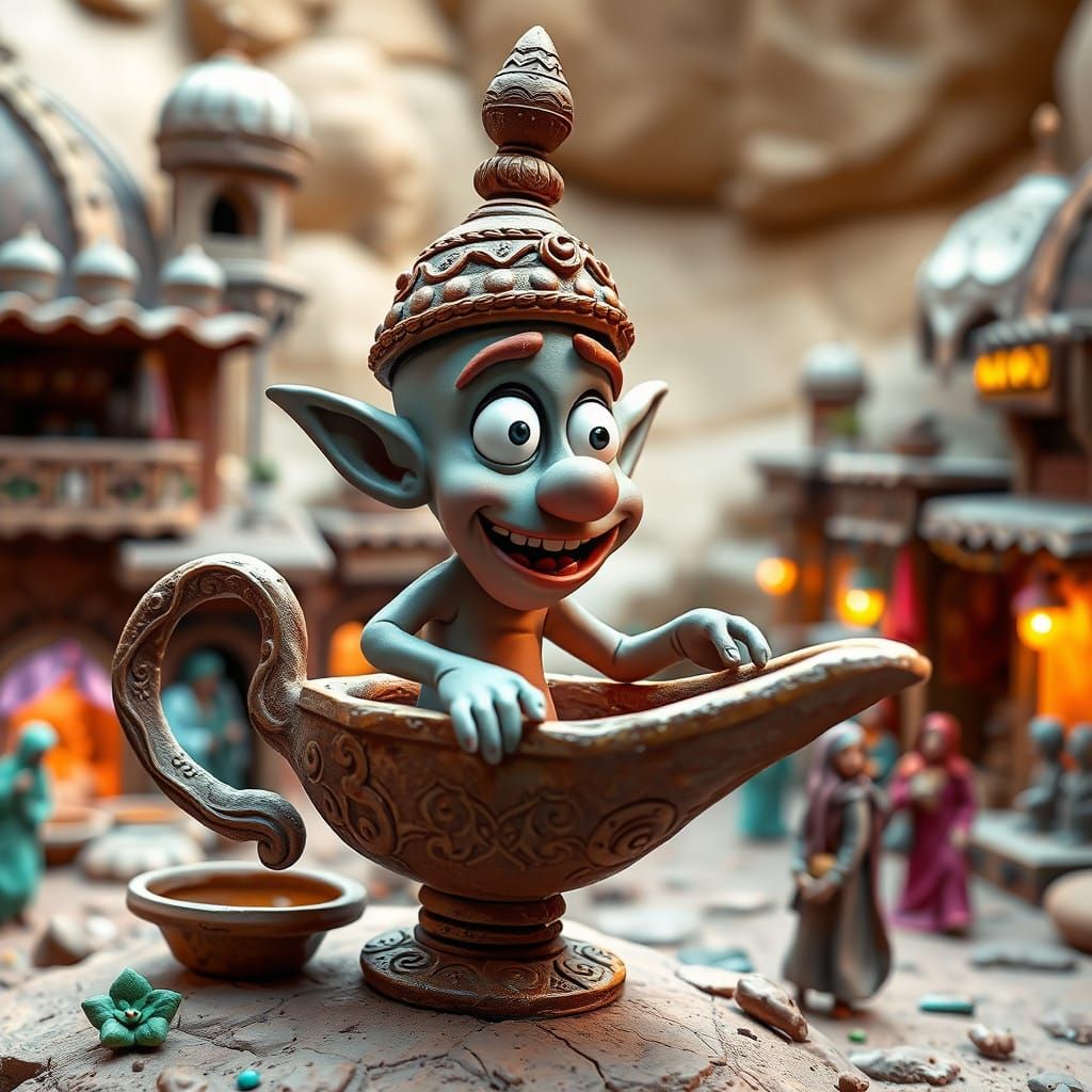 Clay Jinn Emerges in Colorful 3D Projection