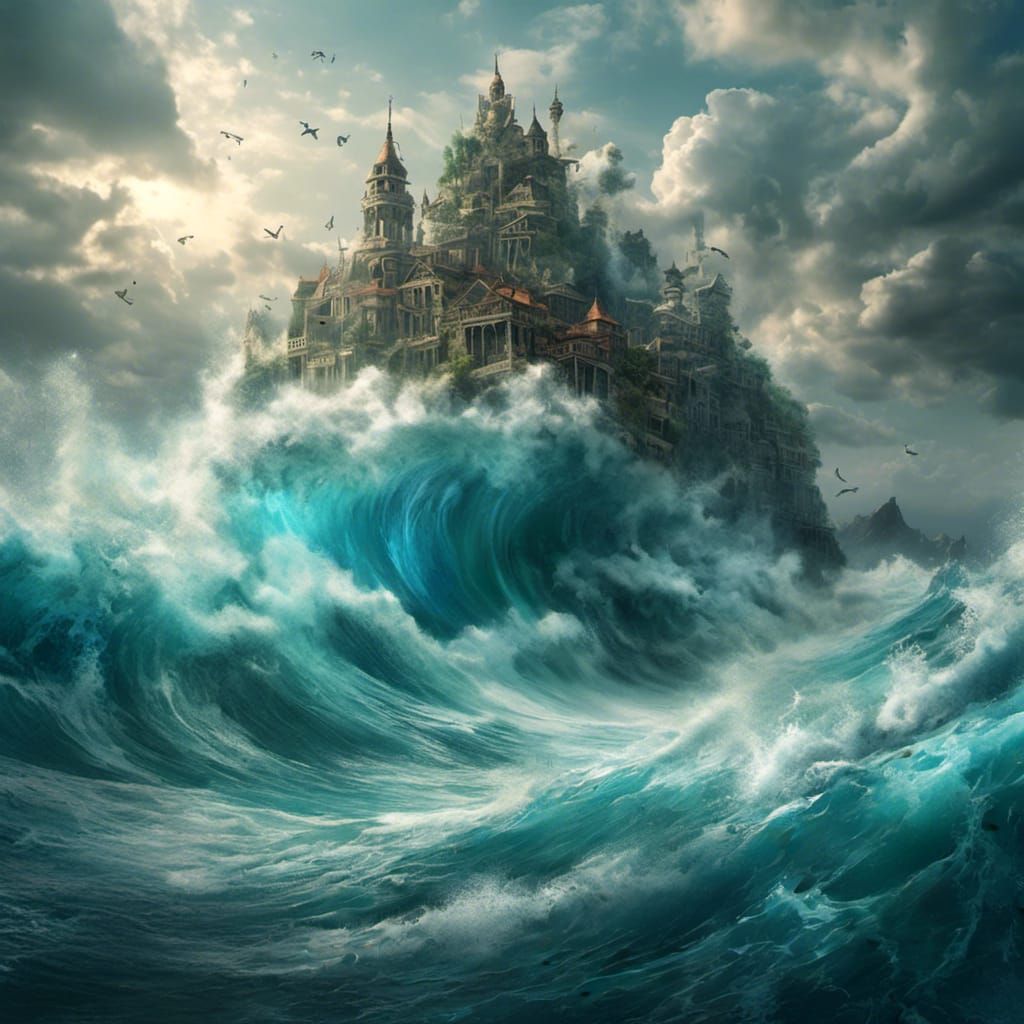 Elemental Creates Tsunami in Hyperreal Style