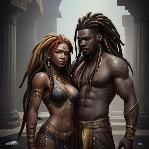 Samson and Delilah: Hyperrealistic Pillar Destruction