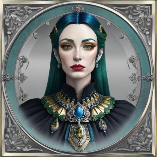 Colorful Abstract: Red, Green, Yellow, Blue, Gold