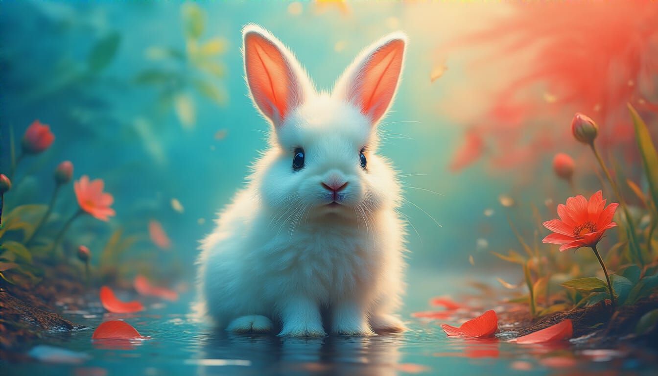 Bunny Downpour in Princeville: A Magical Realism Fantasy