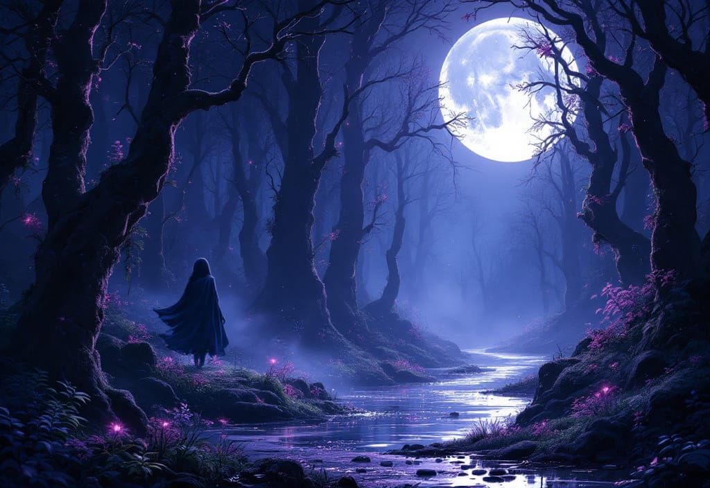 Moonlit Ghostly Disco in Funky Forest