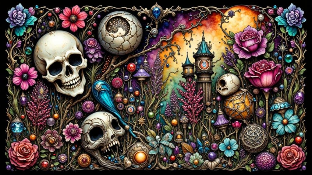 Macabre Creations in Dark Fantasy Style