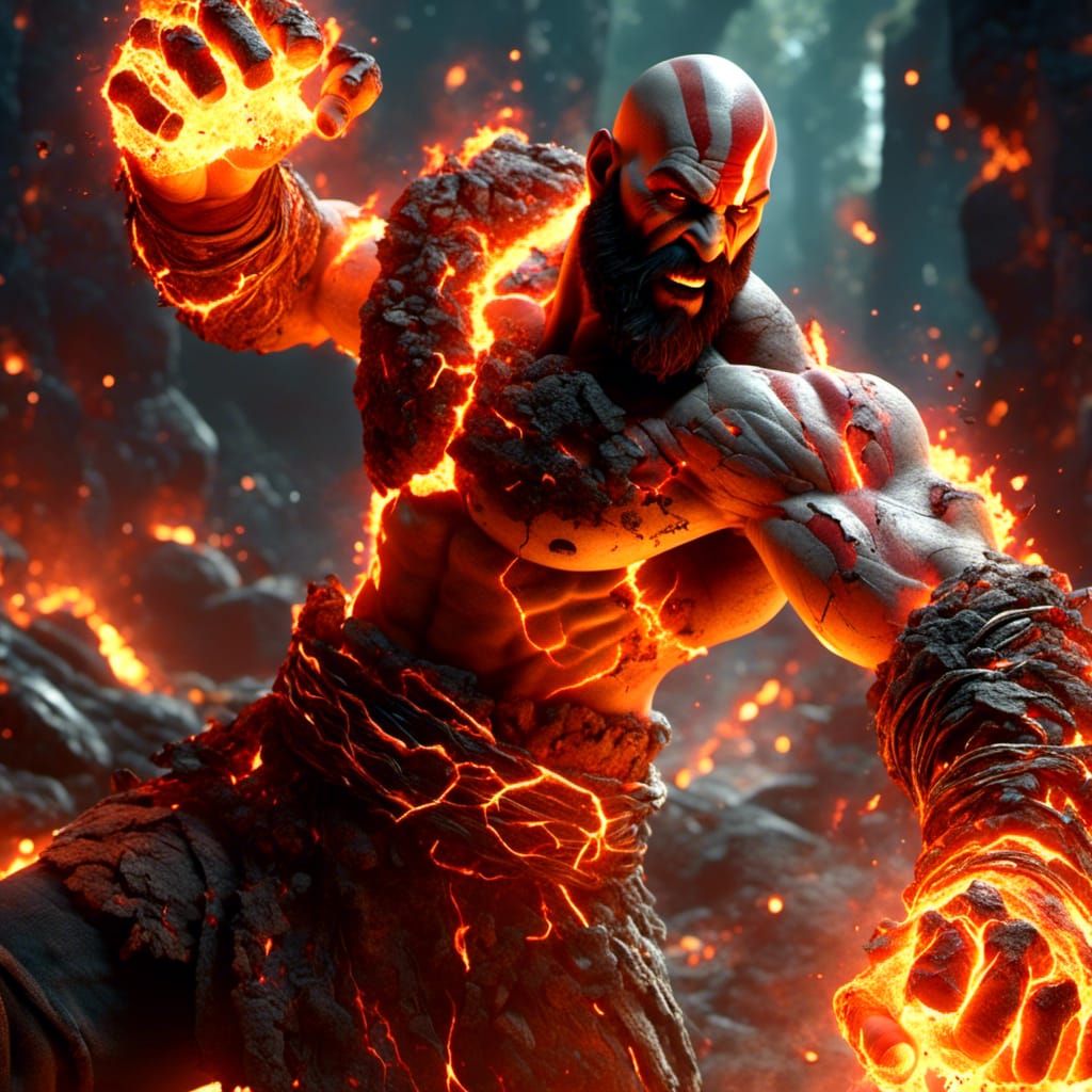 Game Character Concept Art: Glowing Fists