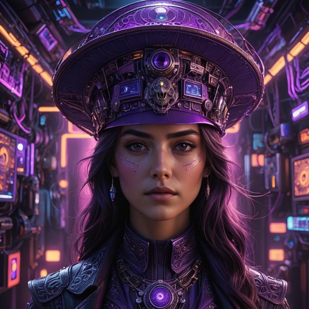 Drone Student with Skull Screen in Dreamworks Style