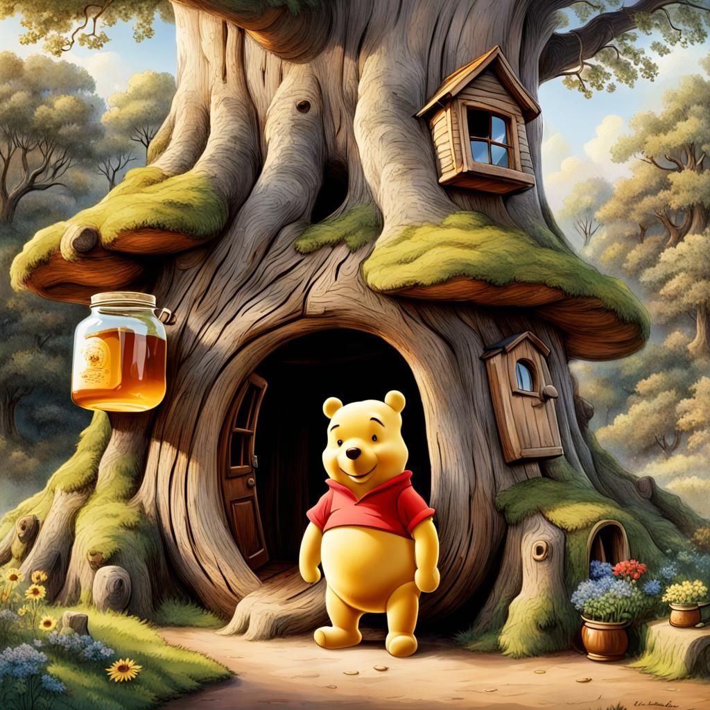 Winnie-the-Pooh's Honey Tree Home