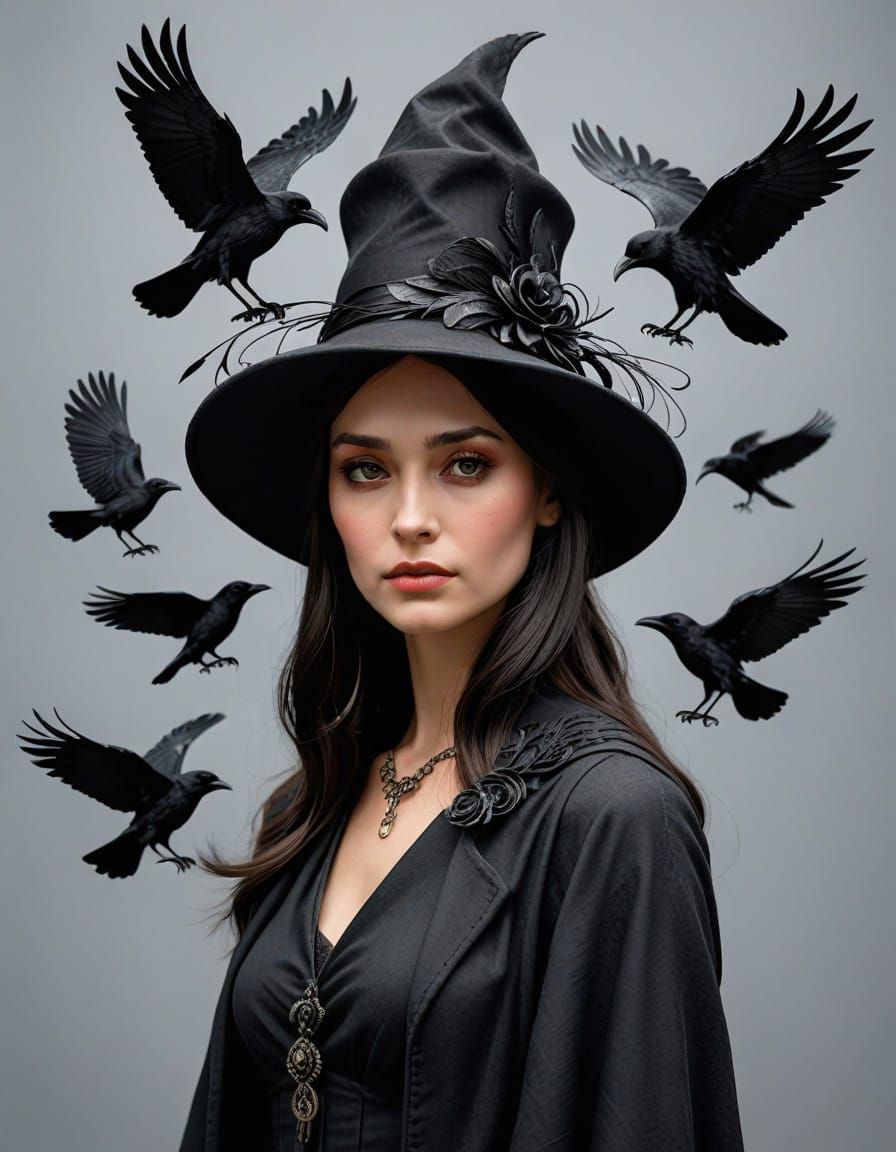 Model's Raven Magic Hat Trick