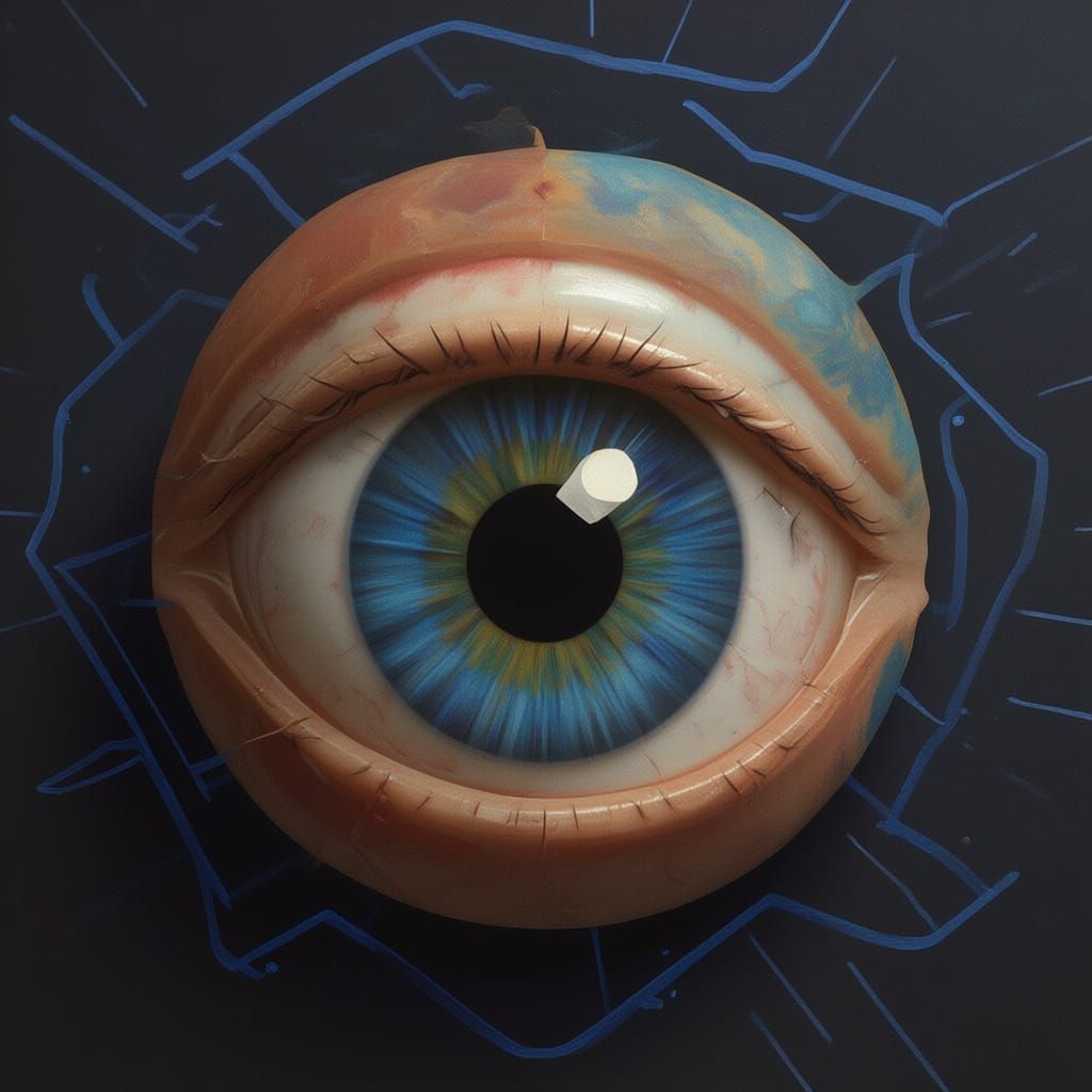 Colorful Geometric Shapes Form Order from Chaos