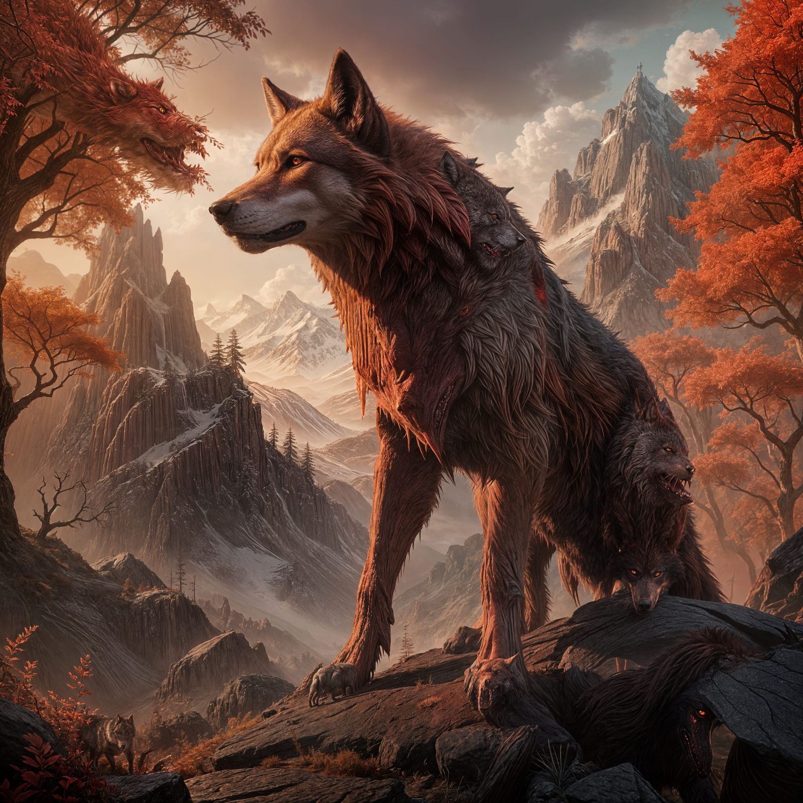 Dr. Loki Fenrison as El Lobo Sangriento [The Blood Wolf]