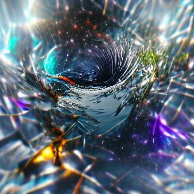 Cosmic Black Hole in Shattered Mirror Dimension