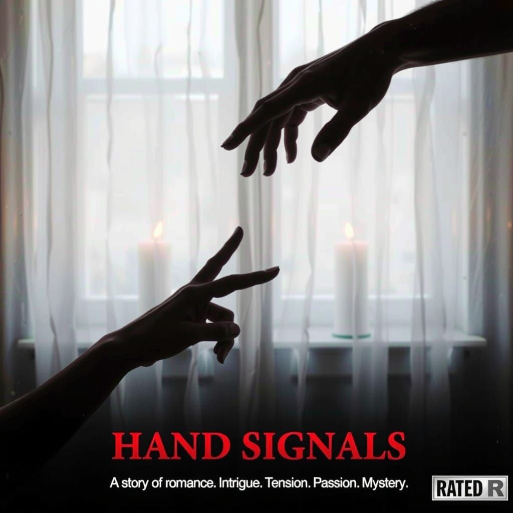 Dramatic Hands Movie Poster in Photorealistic Style
