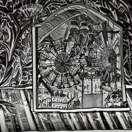 Magical Folklore Carnival in Impressionistic Pop-Up Book