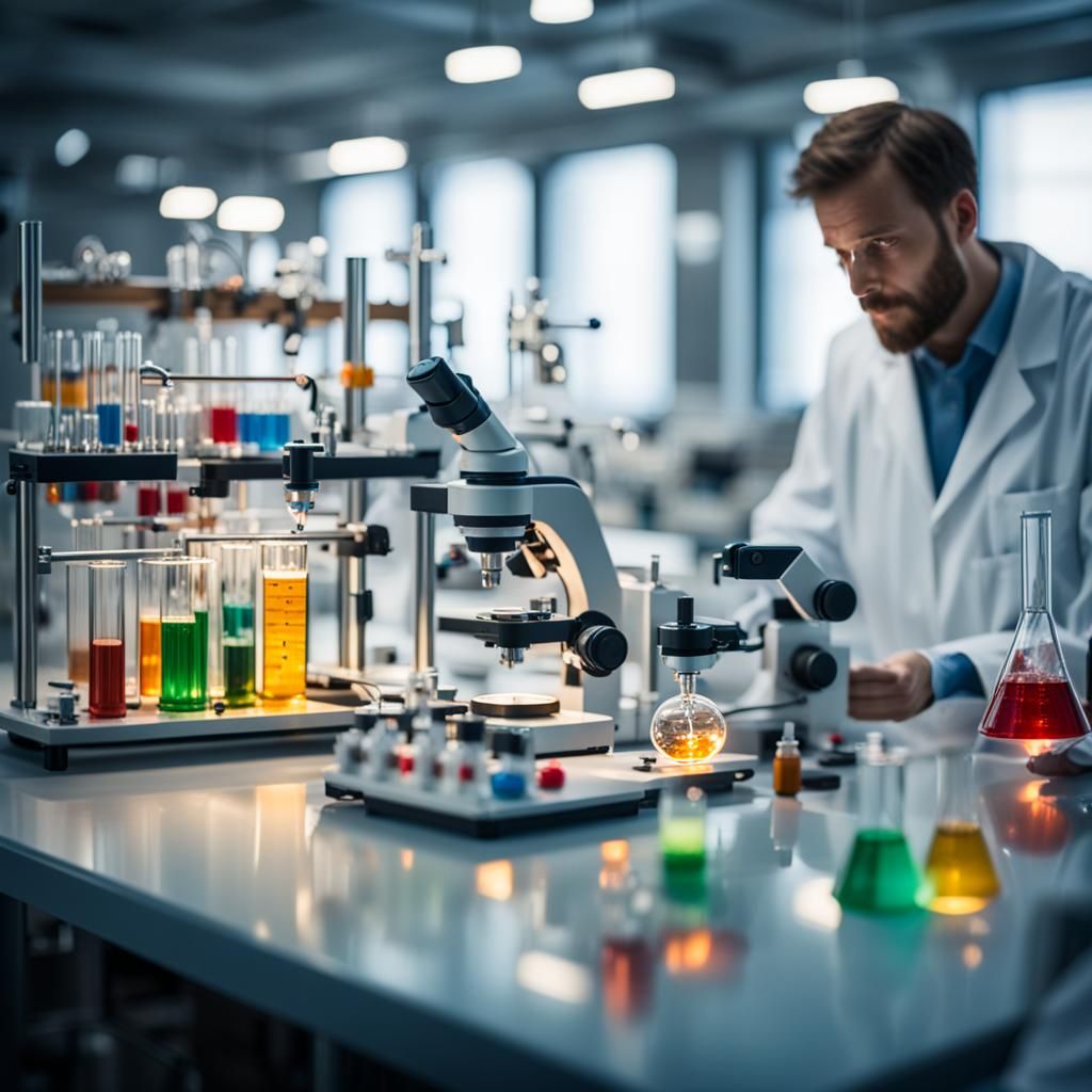 Futuristic Lab Experiment: Professional Photography