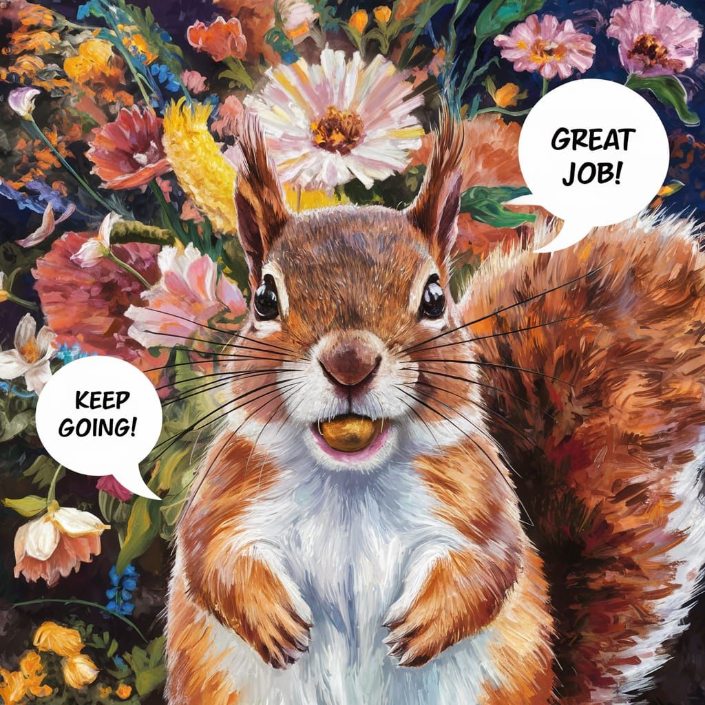 "Great Job!"  "Keep Going!"