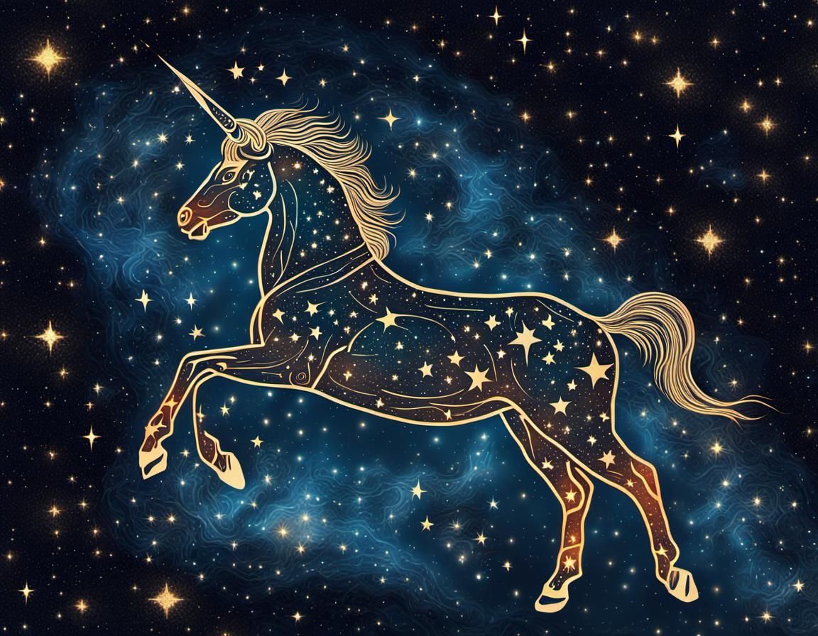 Celestial Centaur: Sagittarius Constellation Art