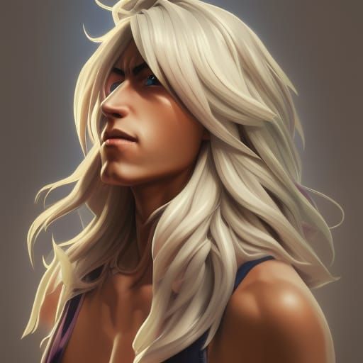 Detailed Portrait of Ryou Bakura in 8k Resolution