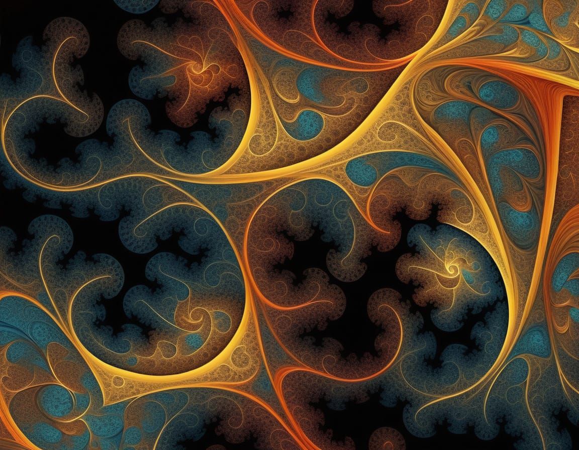 Fractal Tessellated Autostereogram Optical Illusion Art