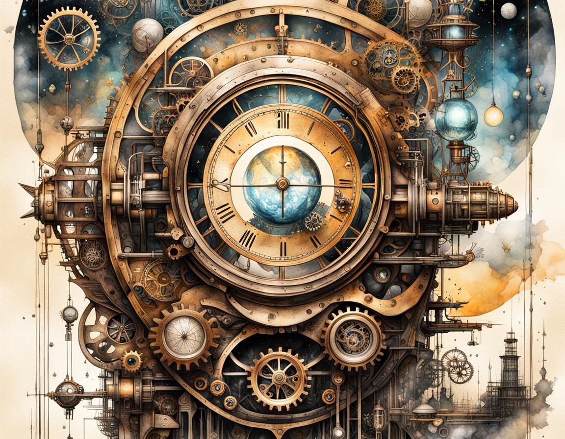 Steampunk Poster: The Biogenetic Vehicle