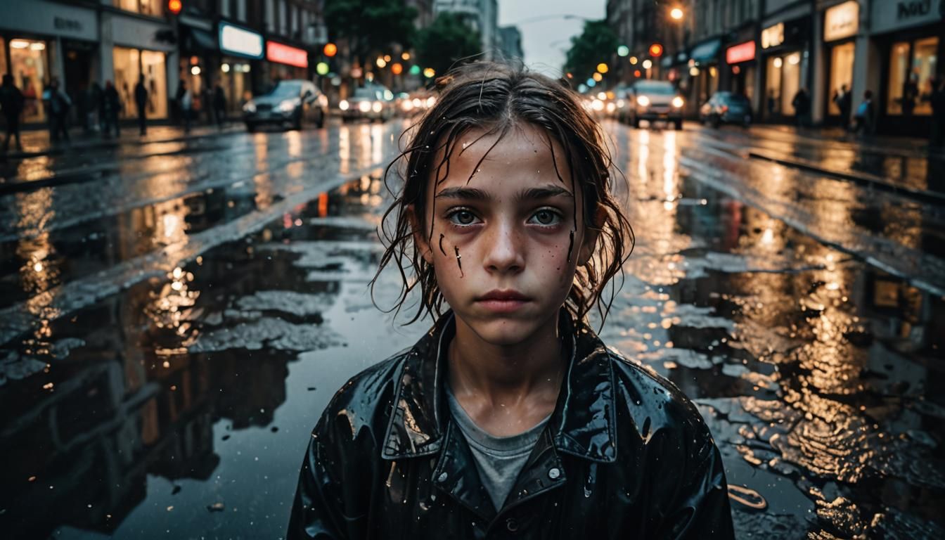 City Street Reflections: HDR Photography in 8k