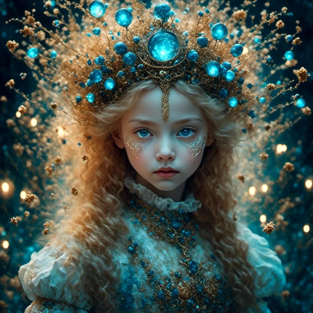 Creepy Cute Alice in Wonderland with Bioluminescence