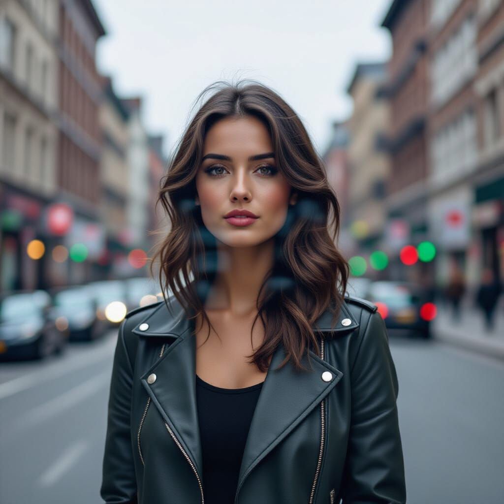 Striking Double Exposure Image