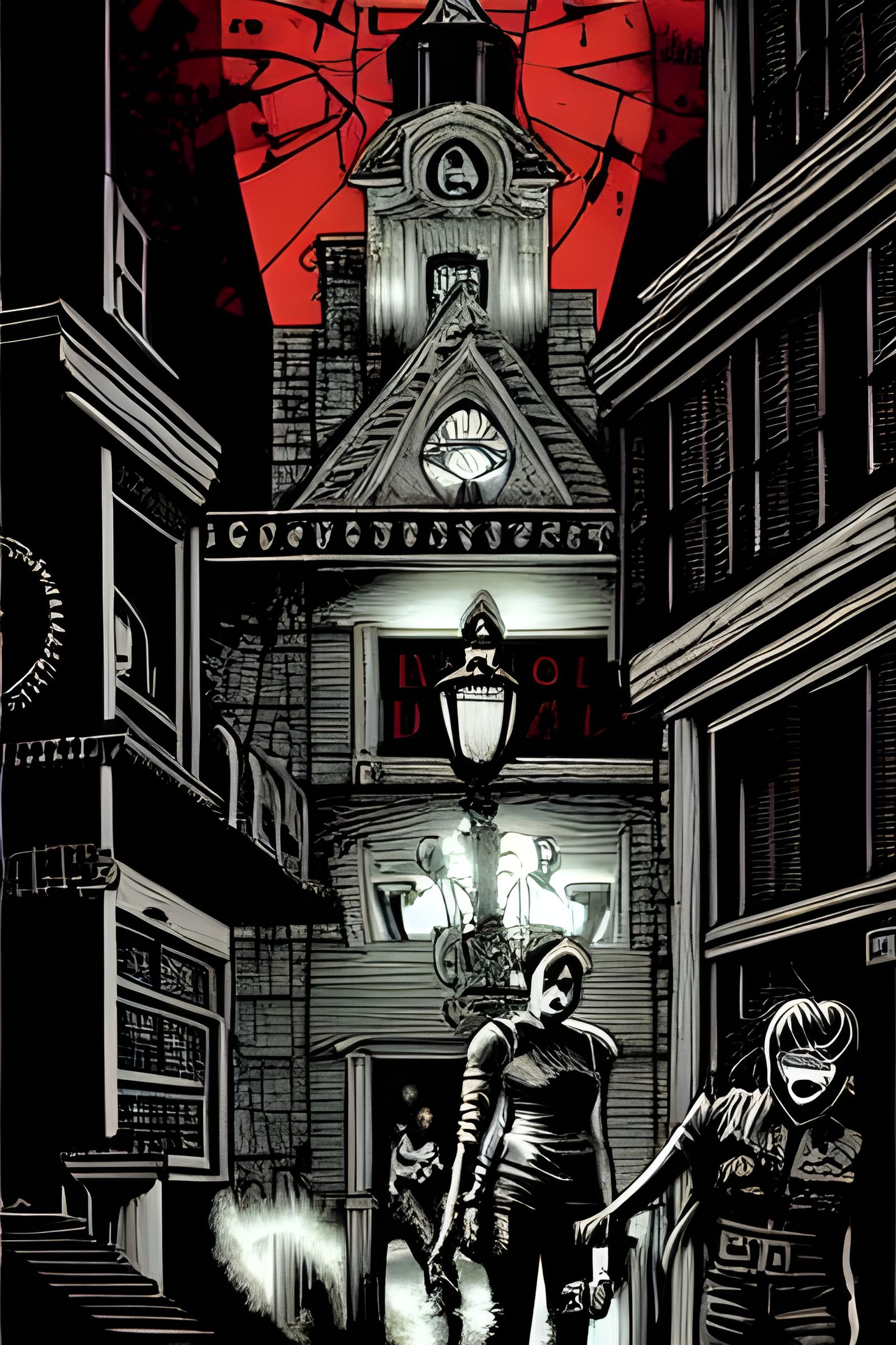 Dystopian Horror Art Inspired by Street Artists