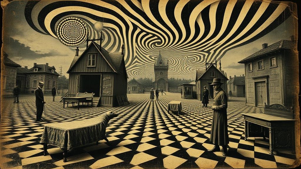 Surreal Optical Illusions in Vintage Photographs