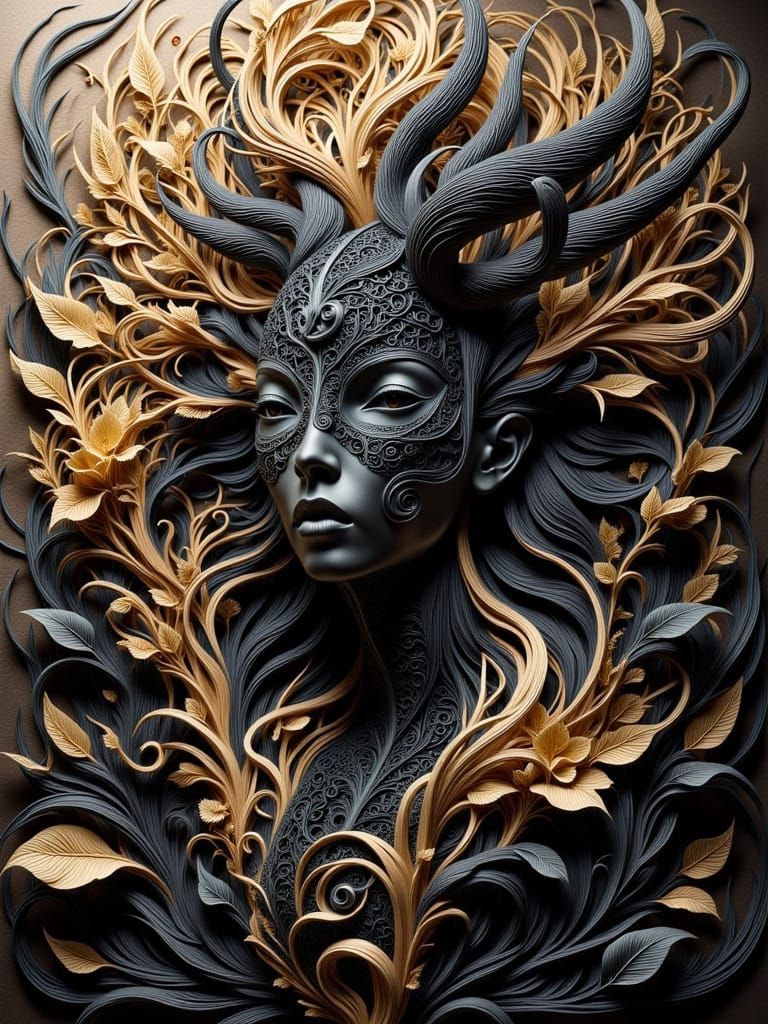 <lora:Organic Macabre Flux:1.0> We are all artists painting ...