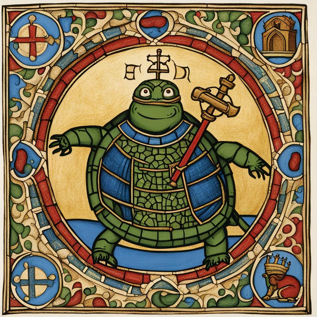 Thomas Becket as a Turtle: An AI Portrait