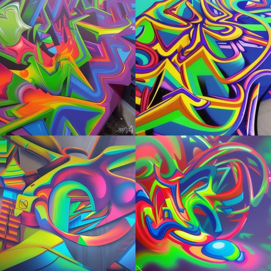 Eye-Catching 3D Graffiti Art with Optical Illusions