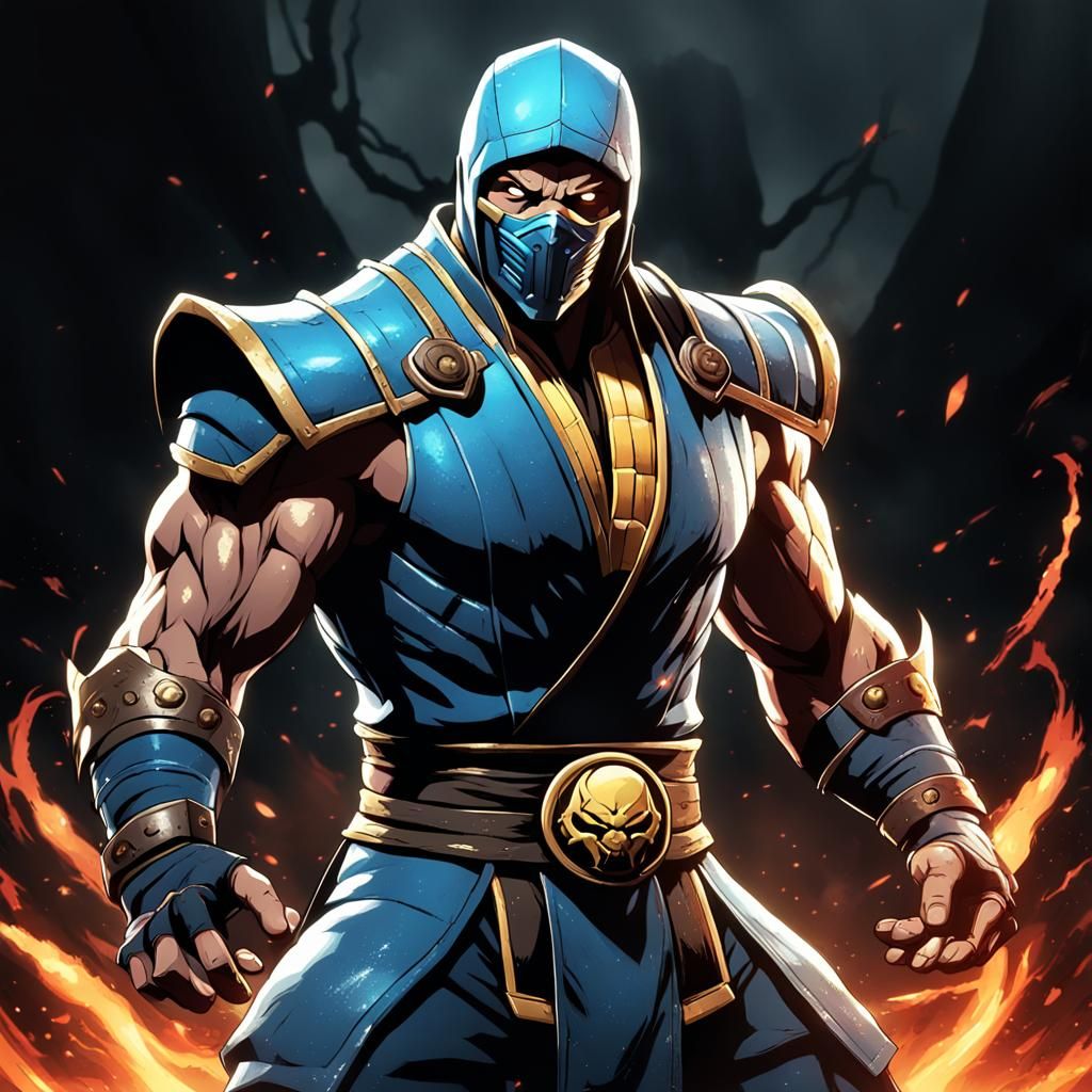 Evil Fighter in Mortal Kombat Style Manga Scan