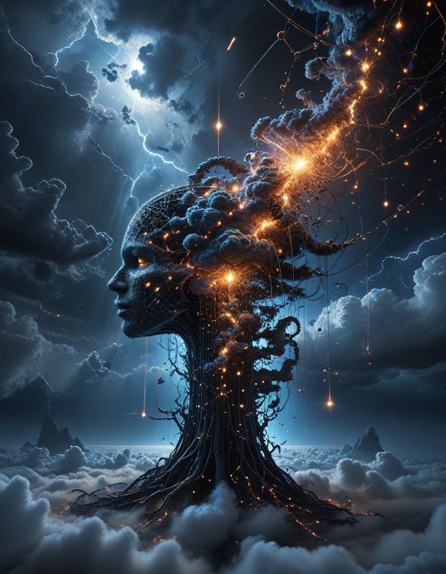 Question Marks Vanish into Event Horizon, Electrolytic Cloud...