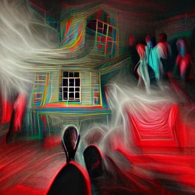 Eerie Haunted House: A Spooky Paranormal Nightmare