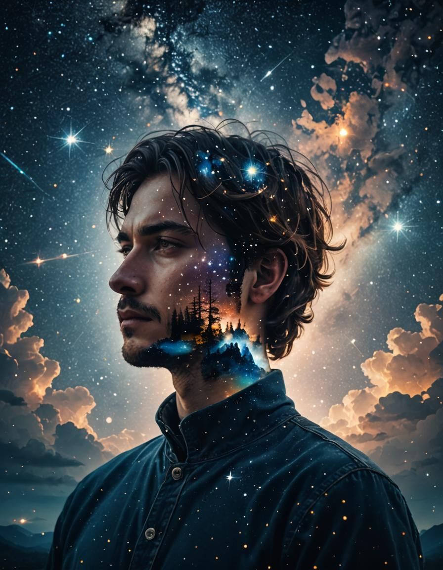 Double Exposure: Starry Sky and Moral Law