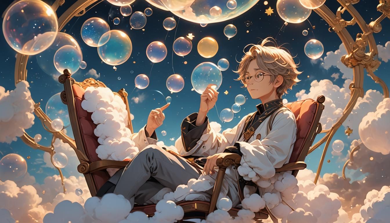 Anime Dreams: Thought Bubbles in 3D Art