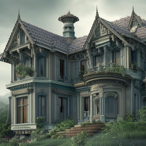 Blueberry House: Epic Digital Matte Painting