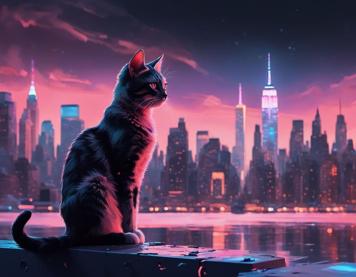 A lonely cat in New York 🗽