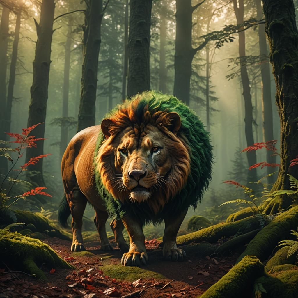 Fantasy Beast in German Forest